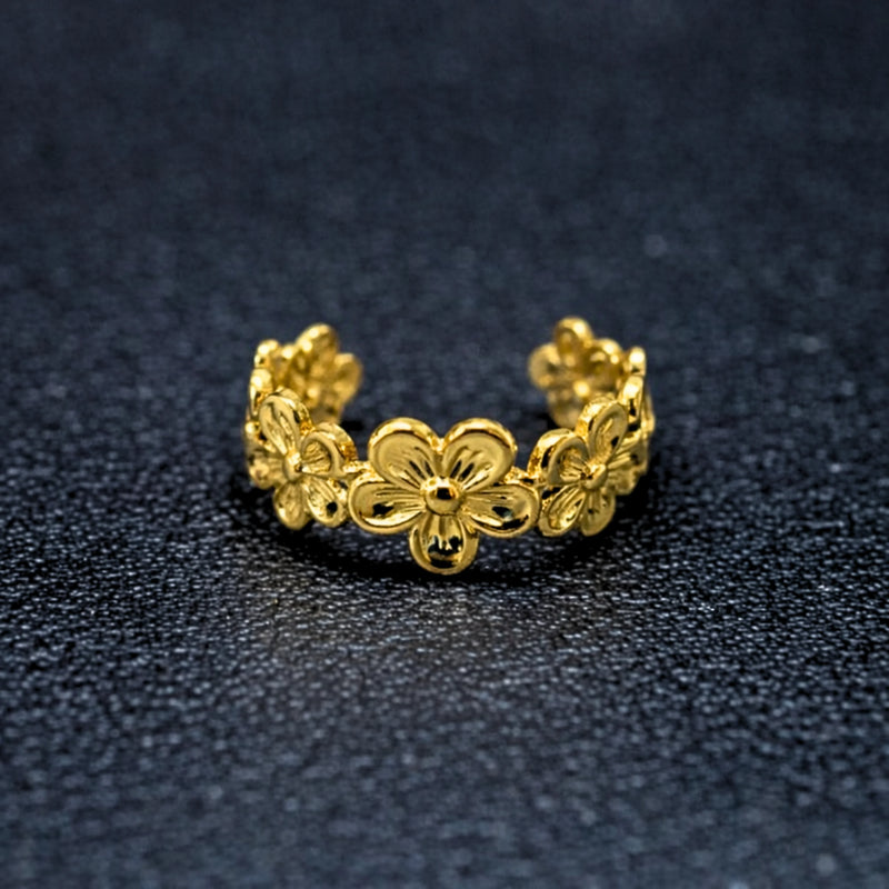 Floral Crown Ring for women | Kishori anti-tarnish ring