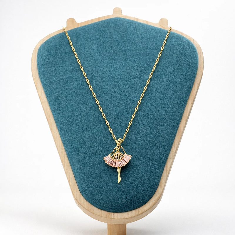 Little Blush Doll Pendant for women | Kishori anti-tarnish pendant/necklace