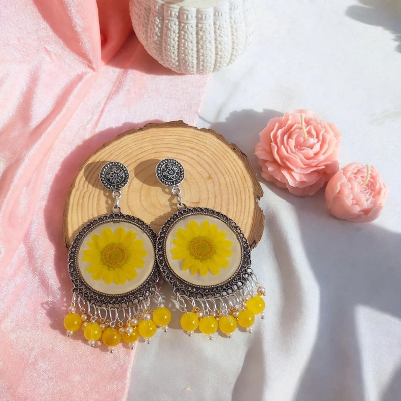 Solara Bloom Jhumkas for women | Kishori anti-tarnish jhumka earrings