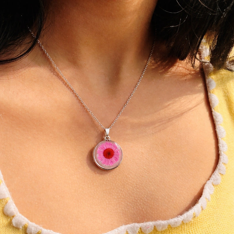 Blush Bloom Pendant for women | Kishori anti-tarnish pendant/necklace