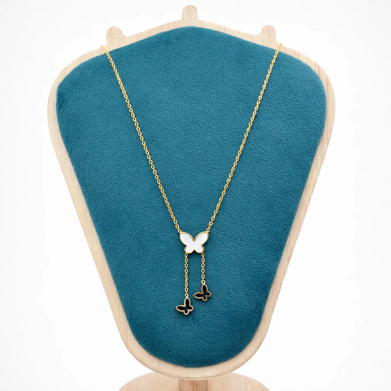 Butterfly Whisper Necklace for women | Kishori anti-tarnish pendant/necklace
