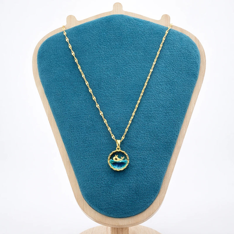 Sea Bliss Necklace for women | Kishori anti-tarnish pendant/necklace