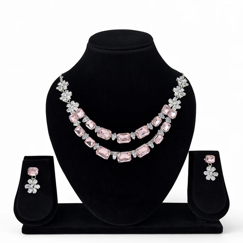 Diore Barbie Gem Necklace Set for women | Kishori anti-tarnish pendant/necklace