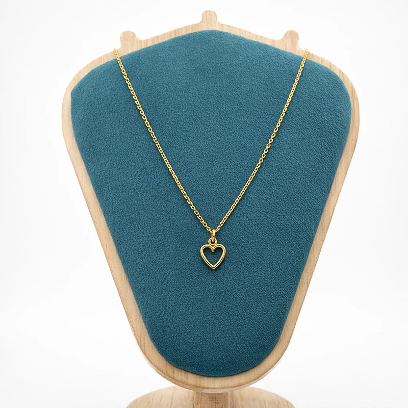 Tiny Heart necklace for women | Kishori anti-tarnish pendant/necklace