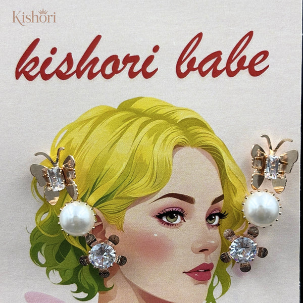 Kishori Pearl Butterfly Trio