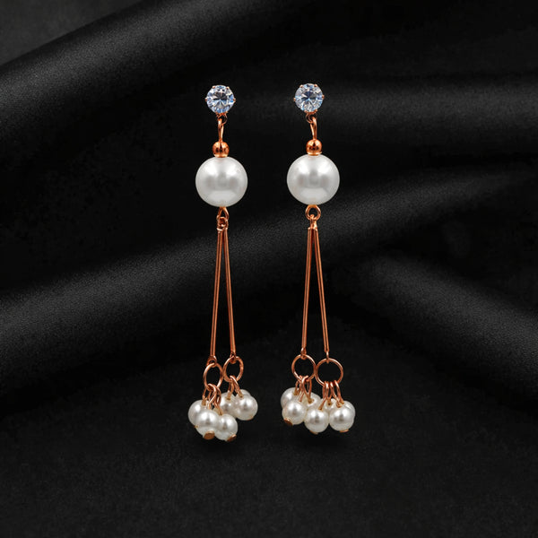Snowdrop Pearl Danglers