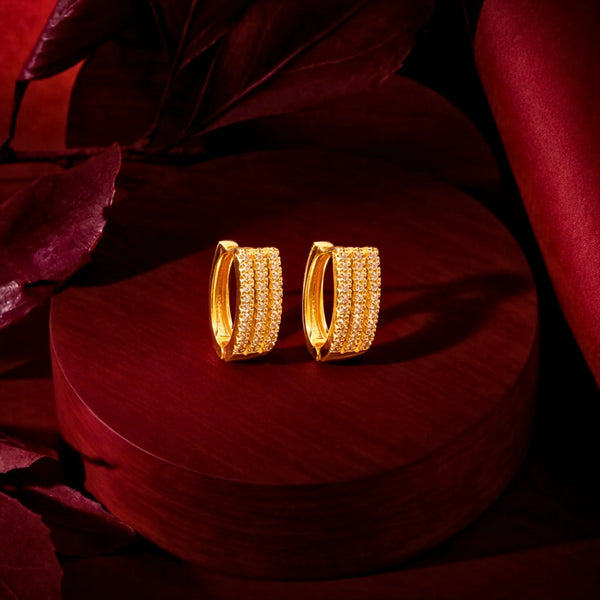 huggie hoop earrings