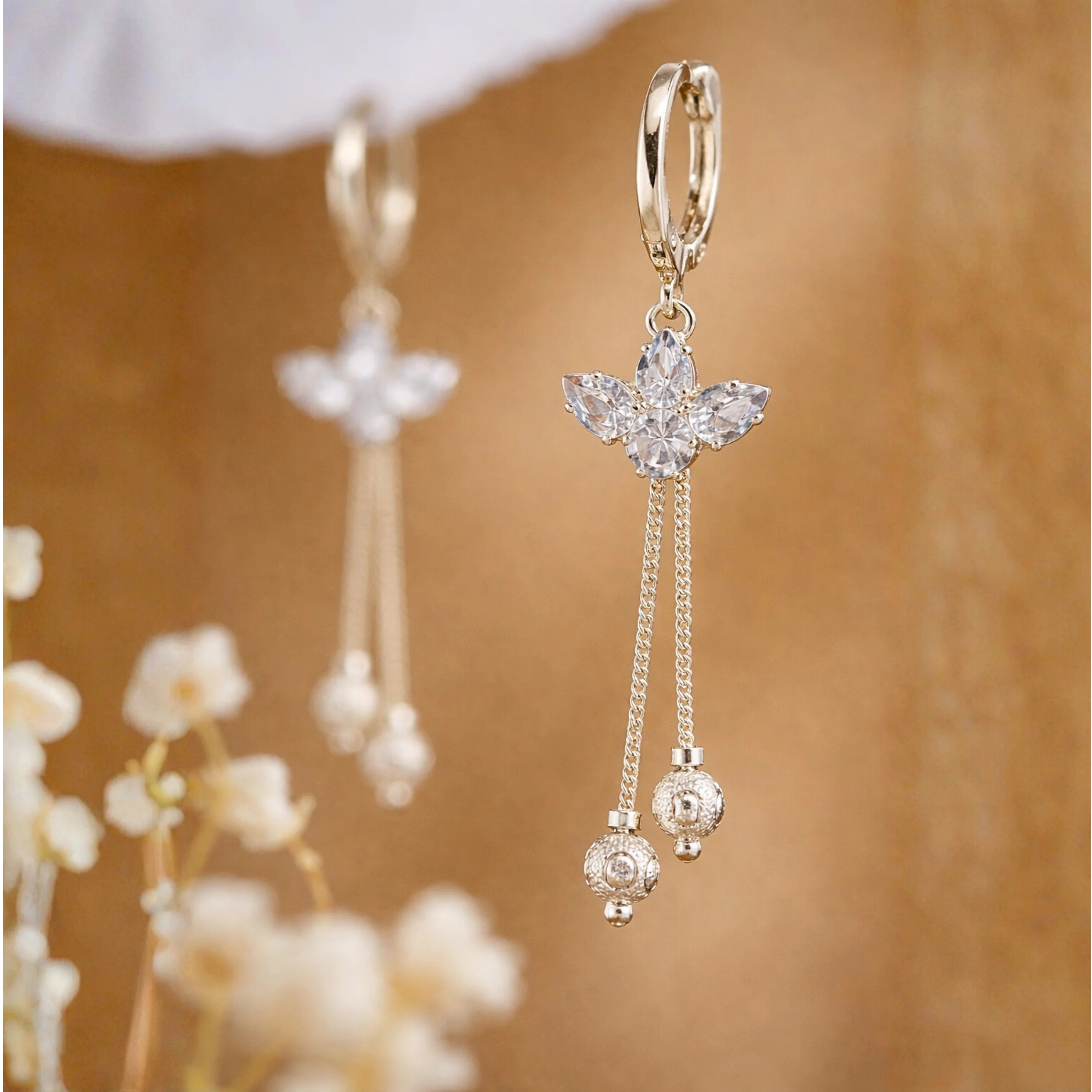 Angel Wing Dangle Earrings