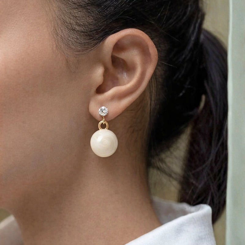 ball earring for women | Kishori anti-tarnish ring