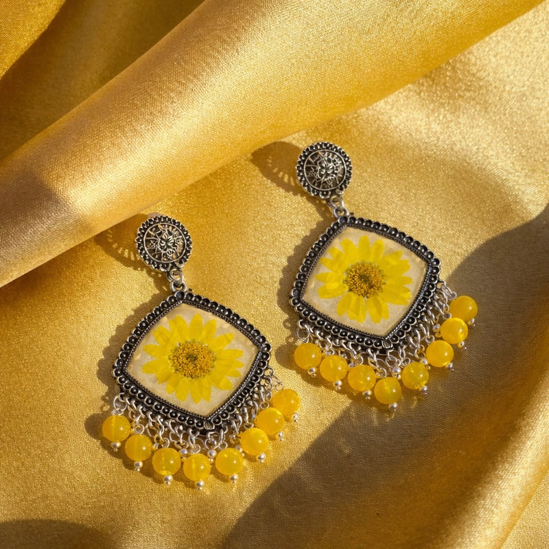 Honeybloom Floral Jhumka for women | Kishori anti-tarnish jhumka earrings