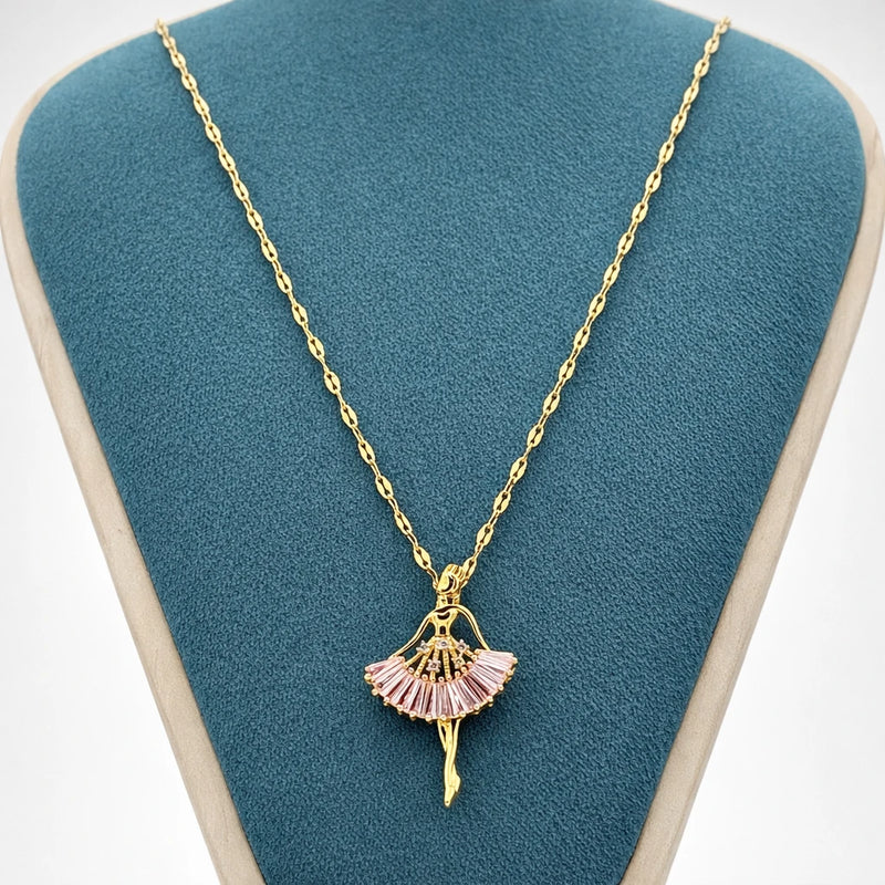 Little Blush Doll Pendant for women | Kishori anti-tarnish pendant/necklace