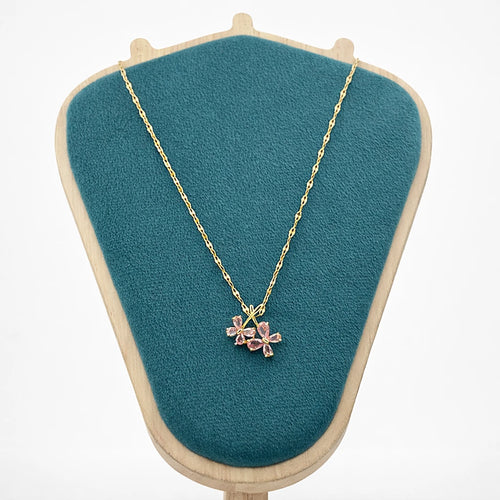 Blush Blossom Pendant for women | Kishori anti-tarnish pendant/necklace