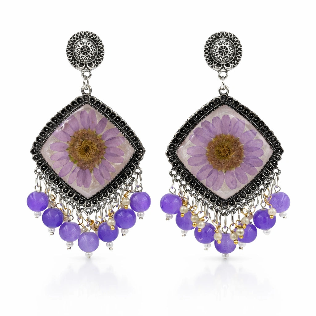 Lavelle Bloom Jhumkas 💜