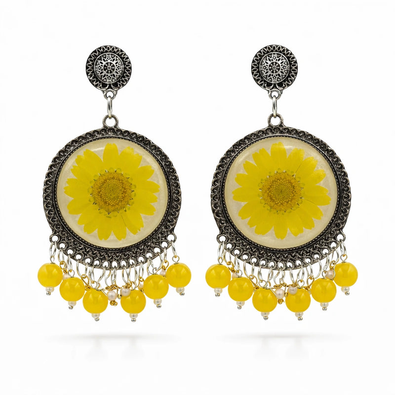 Solara Bloom Jhumkas for women | Kishori anti-tarnish jhumka earrings