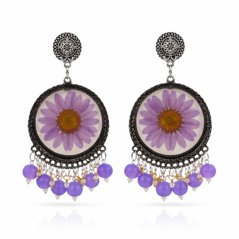 Liloura Bloom Jhumkas for women | Kishori anti-tarnish jhumka earrings