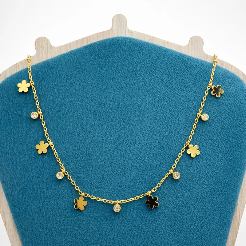 Sweet Meadow Chain for women | Kishori anti-tarnish pendant/necklace