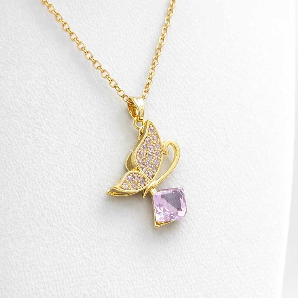 Blush Flutter Pendant