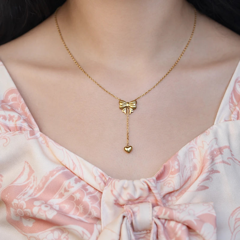 Cupid Bow Pendant for women | Kishori anti-tarnish pendant/necklace