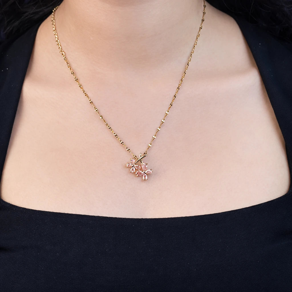 Blush Blossom Pendant
