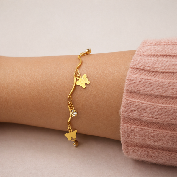 Golden Flutter Bracelet