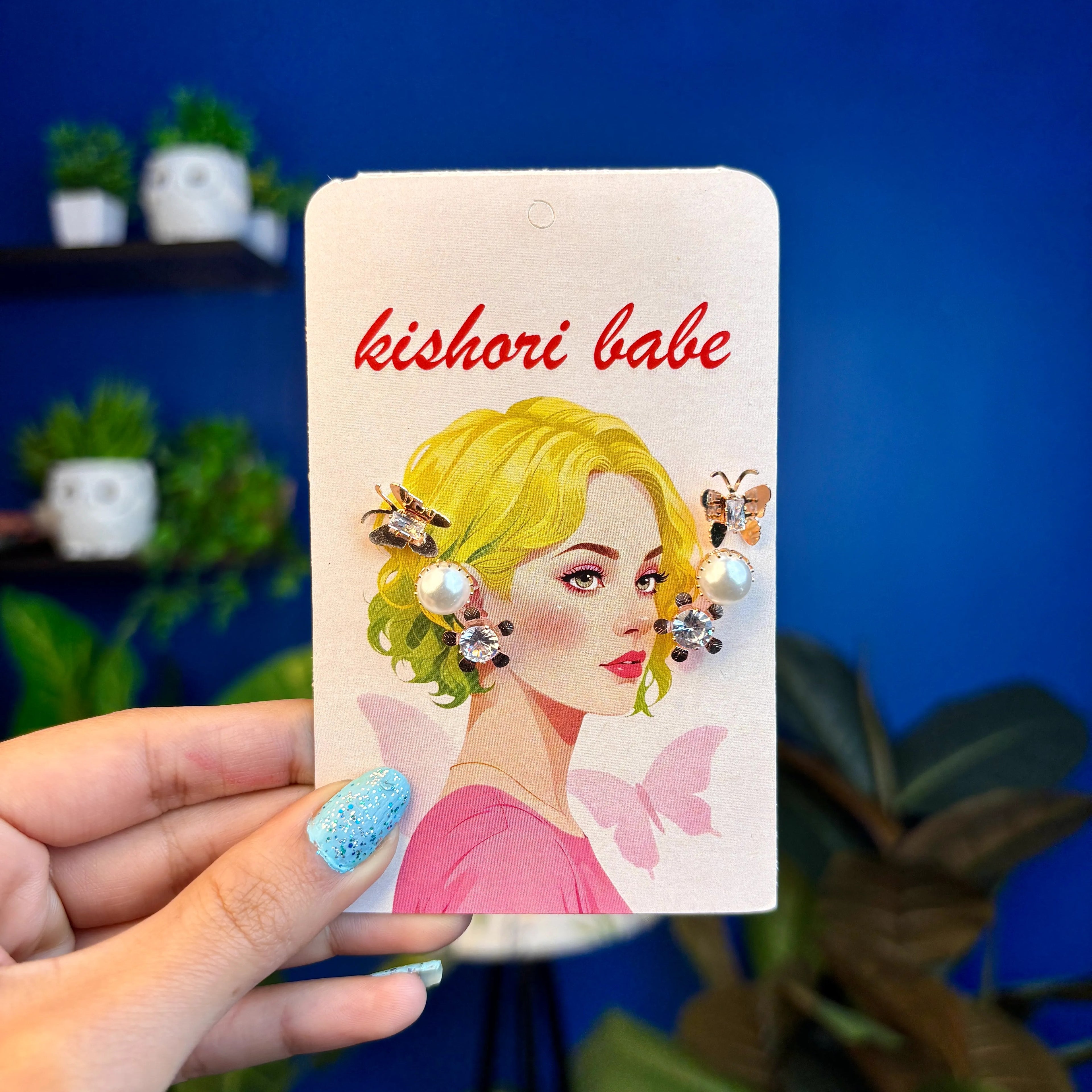 Kishori Pearl Butterfly Trio